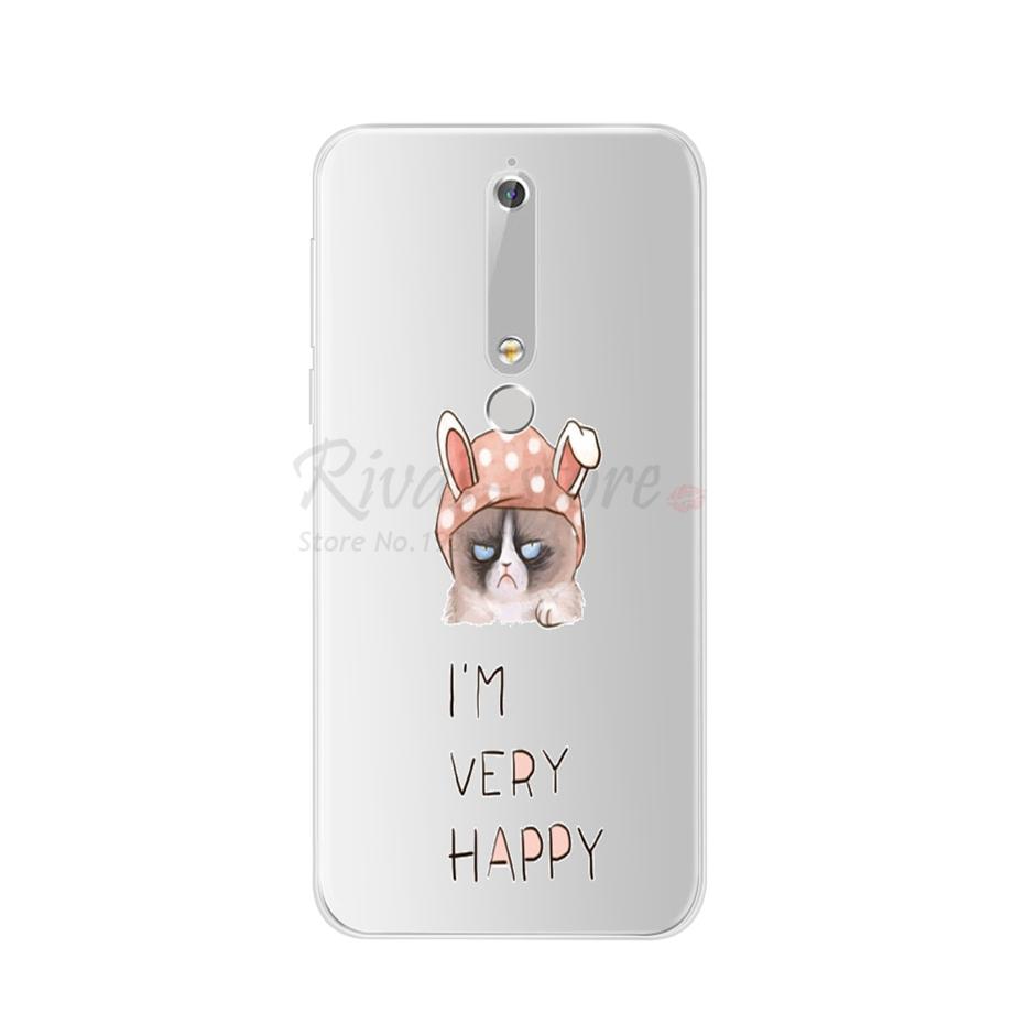 For Nokia 6.1 Nokia6.1 Phone Case Soft TPU Silicone Case For Nokia 6.1 2018 / For Nokia 6 2018 TA-1068 TA-1043 Case Back Cover