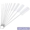 10Pcs/Set Long Straw Cleaning Brush Nylon Cleaning Bottle Brush Cleaning Brushes Tube  Kit Tool