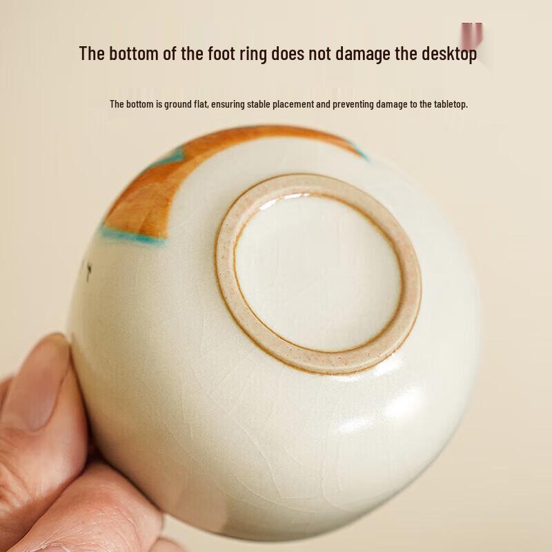 Qixuanyuan Ceramic Ru Kiln Teacup