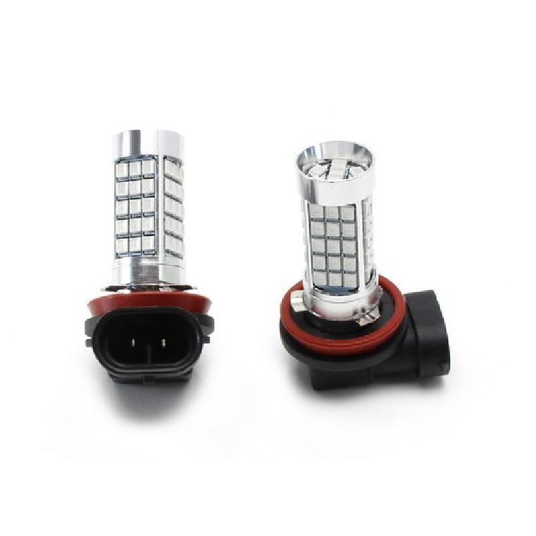 Super Bright Ultra Blue 68-SMD H11 LED Bulbs For DRL Driving Fog Lights