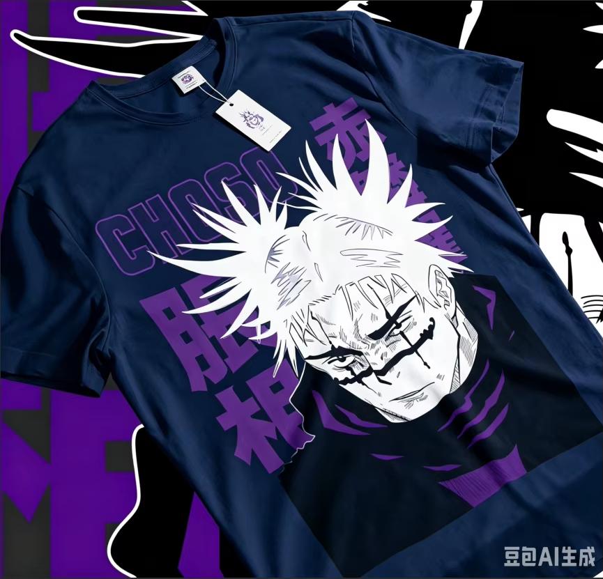2026 New Summer Anime Jujutsu Kaisen Choso Bold‑Manga‑Portrait Graphic‑Print Unisex T-shirt