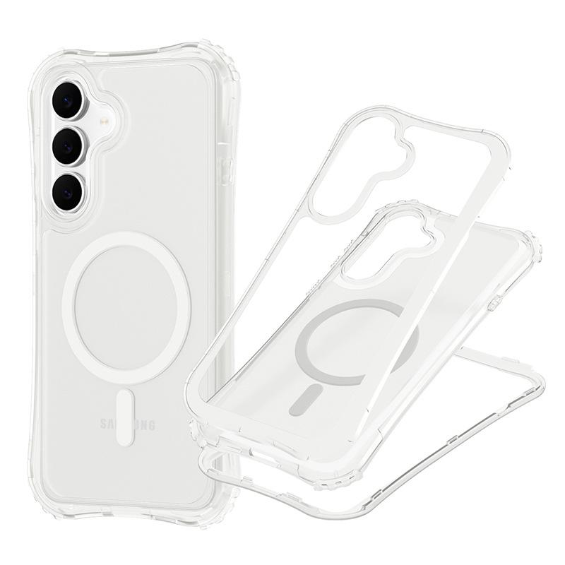 New Phone Case for Samsung S25FE Three in One Skin Sensitive Magnetic Phone Case