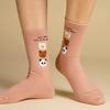 Женские модные носки Kiki Yasocks Пушистые Друзья Медвежата 5 Цветов