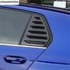 Для VW Volkswagen Golf 8 MK8 - 2025 Задняя треугольная панель-жалюзи на стекло, накладка, отделка из углеродного волокна / Черные внешние аксессуары