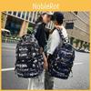Letter Trendy Graffiti Style Neutral Large Capacity Student Backpack Teens For