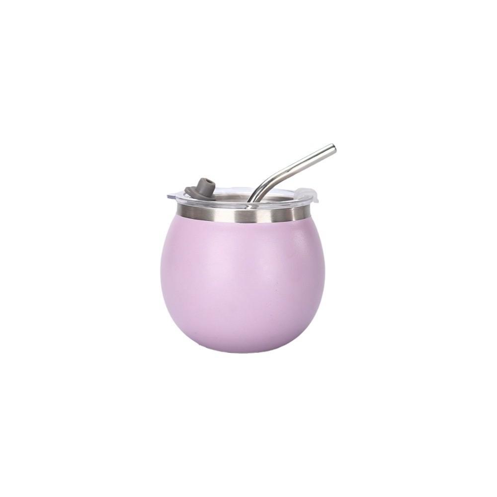 Double Wall Portable Egg Cup 5oz Tumbler Cup Tea Mug Argentine Yerba Mate Cup  Office