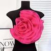 Multi-layer Organza Large Flower Patch 3D Clothes Appliques Evening Dress Clothing Patch Sewing