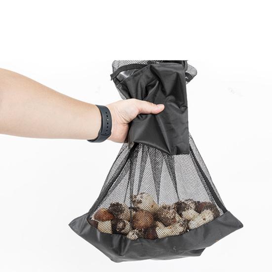 Сетка для сбора грибов, сетчатая садовая корзина для сбора фруктов, сумка через плечо для охоты за грибами