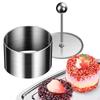 Premium Stainless Steel Dessert Ring Set - Versatile Baking Tools for Pies, Cakes, and More