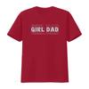 girl dad Funny Fathers Day T Shirt vintage Washed Stylish Unisex fashion homme Casual Versatile Slightly Top For Everyday Wear