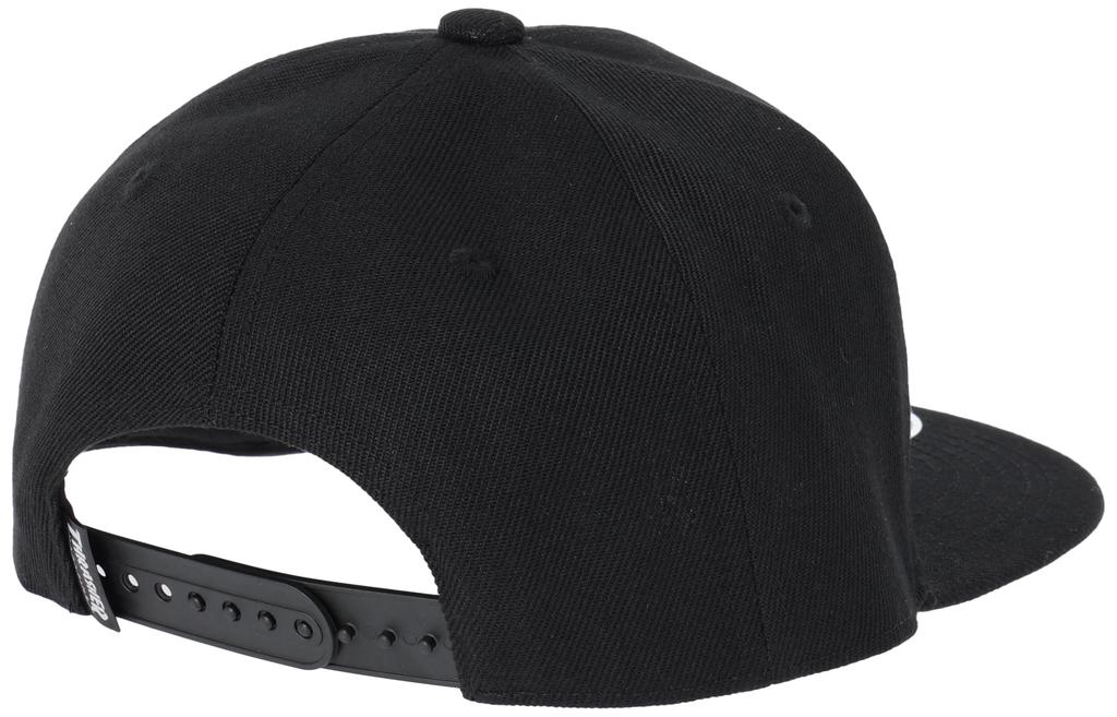 Классическая кепка-восьмиклинка GONZ LOGO Hat FR [Thrasher] Детская (Регулируемый размер) [K-THR-C02K / КЕПКА] ЧЕРНЫЙ/БЕЛЫЙ