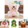 Strawberry Cat Plush Toy With Short Pile Soft Plush For Kids And Collectors