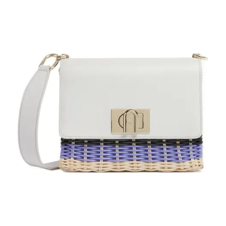 Furla 1927 Cow Leather Shoulder Bag Women's White WB00580-BX0637-P0100