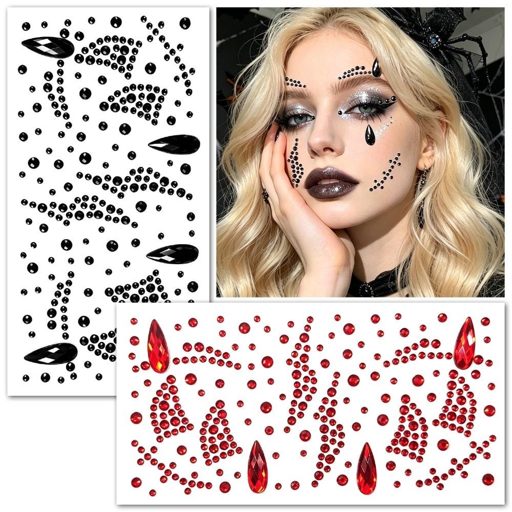 3D Bedazzling Face Eye Jewels Sticker Makeup Face Gem Sticker Halloween Party