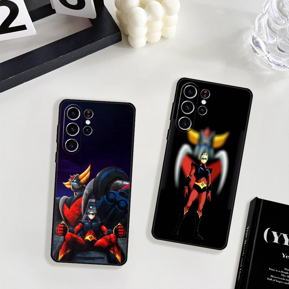 UFO Robot G-Goldoraes Phone Case For Samsung Galaxy S26 S25 S24 S23 S22 S21 S20 Plus Ultra Limited Soft Black