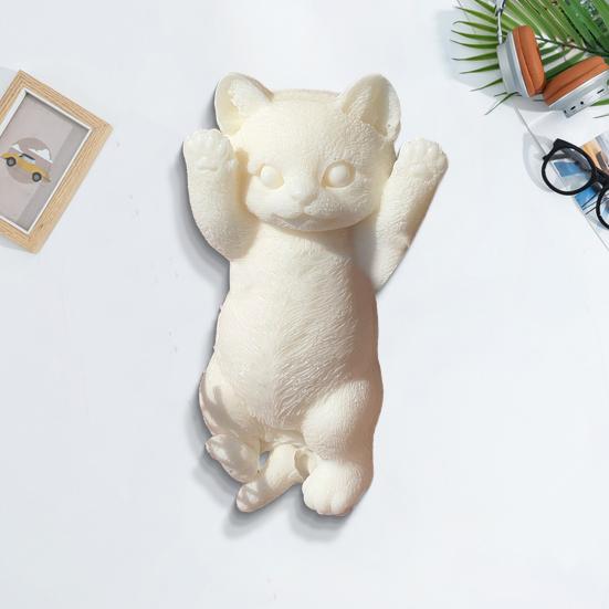 Реалистичная игрушка для кошек, сжимающая медленно восстанавливающийся мягкий TPR, снимает стресс, беспокойство, портативная для детей, подростков, взрослых, котят, животных, сжимающих сенсорную игрушку-фиджет