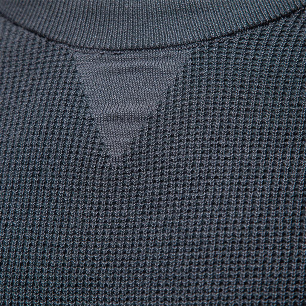 Men's Pullover Sweater Jumper Knit Crewneck Plain Neck Vintage