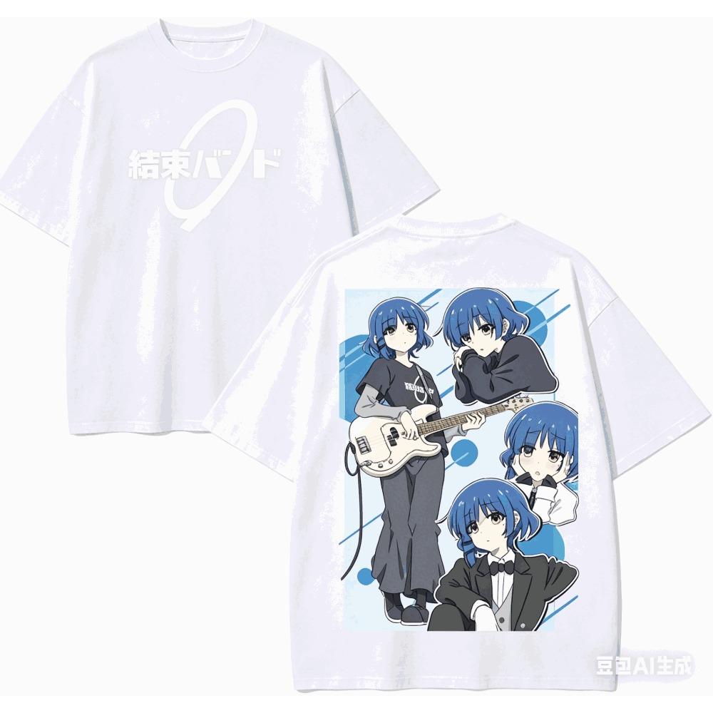 Bocchi the Rock! T shirt personality Clothes New Model Anime T-shirt Yearround clothing Plus Size Unisex Streetwear Trendy Couples