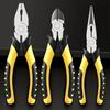 Набор из 3-х промышленных стальных плоскогубцев, специальные диагональные клещи для резки проводов электрика, многофункциональный набор ручных инструментов с игольчатым носиком