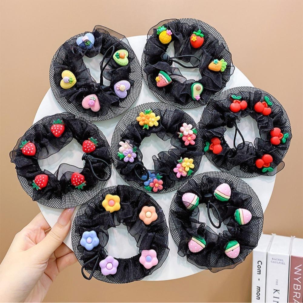Модный головной убор балетная сетка для волос корейский стиль для девочек чехол для пучка снуд эластичная сетка для волос для детей
