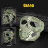 Halloween Skull Bearers Mask Glass Fiber Nylon Impact Resistance Airsoft Paintball Bicycle Combat Game Fits for FAST Helmet