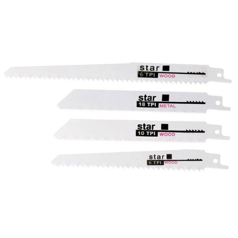 10 шт./компл., набор пильных полотен, твердосплавные, деревообрабатывающие, древесноволокнистые плиты, режущие по металлу сабельные пилы, электроинструменты, аксессуары