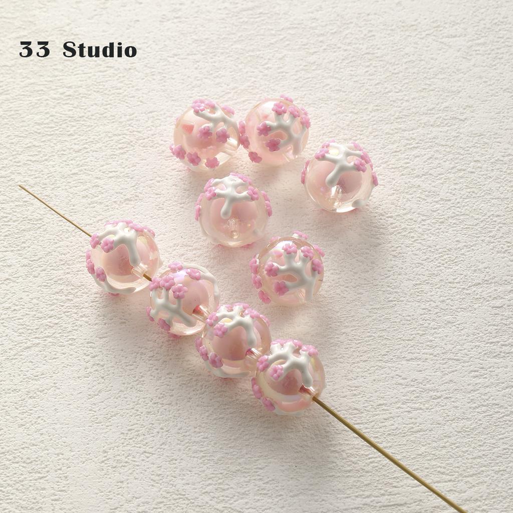 Тяжелая специальная дрель, бусины с ручной росписью, аксессуары «сделай сам», комплект материалов, цепочка для мобильного телефона, автомобильный кулон, бусины-проставки, браслет