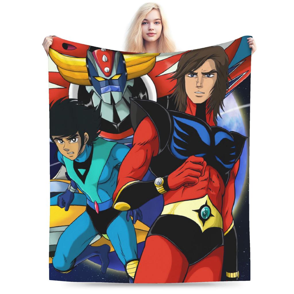 Ufo Robo Grendizer Goldorak Плед Качественный Теплый Постельное белье Пледы Зимний Студенческий Домашний Декор Новинка Покрывало