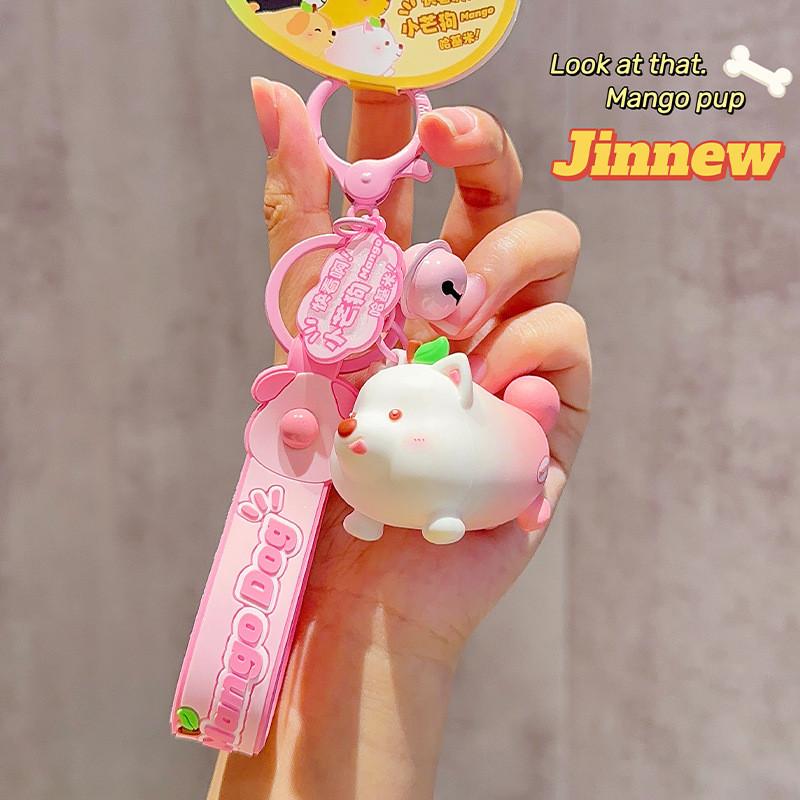 Мягкий и игривый мультяшный брелок в виде шиба-ину, забавный брелок для ключей для автомобилей и повседневного использования