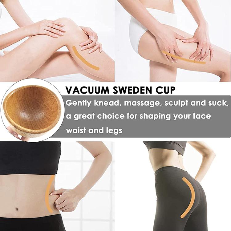 5 шт., деревянные терапевтические массажные инструменты, набор инструментов для скульптуры тела, лимфодренаж, антицеллюлитный массажер для расслабления мышц тела