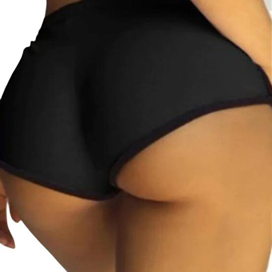 Women's Sexy Booty Shorts Sports Yoga Dolphin Shorts Elastic Running Workout Hot Pants Casual Mini Gym Sportswear for Summer