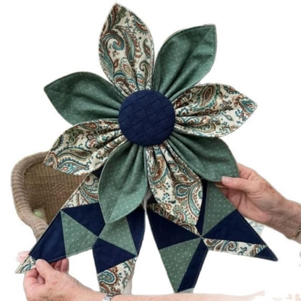 The Heritage Bloom Wreath with Bow, Elegant Floral Hanging Wreath for Door Wall Home Decoration, Festival Christmas Birthday Gift