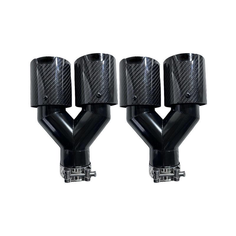 Stainless Steel Carbon Fiber Exhaust Muffler for BMW M6/X5/X3/1, 2, 3, 4, 5, 6 Series.