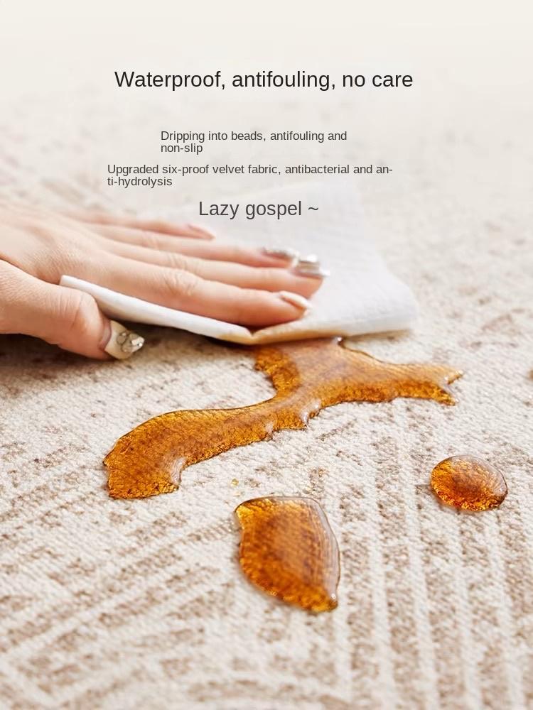 Французский ковер для гостиной с ворсом для домашнего хозяйства, нескользящий и устойчивый к грязи ковер для украшения спальни, коврик для кровати