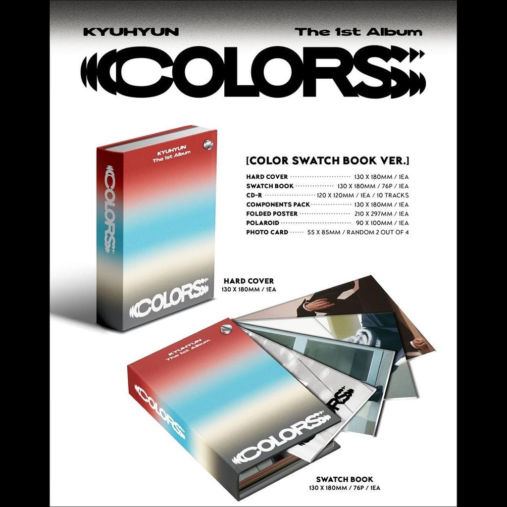 KYUHYUN - COLORS Swatch Book версия. / Первый альбом
