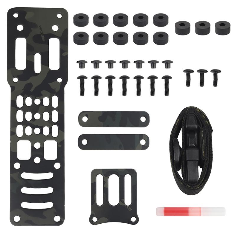 IDOGEAR Тактическая модульная кобура-адаптер Алюминиевый комплект Mid Ride LSK QLS Plate MC GB-ACC-11