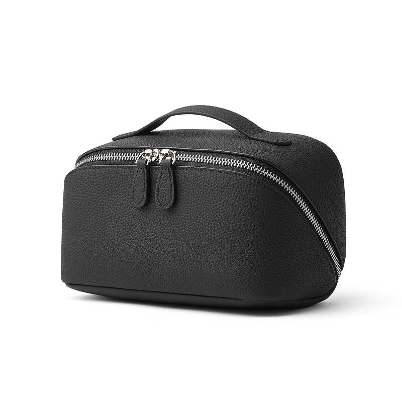 Сумка для хранения из натуральной кожи, Многофункциональная дорожная косметичка из натуральной кожи, Маленькая и портативная косметичка из коровьей кожи