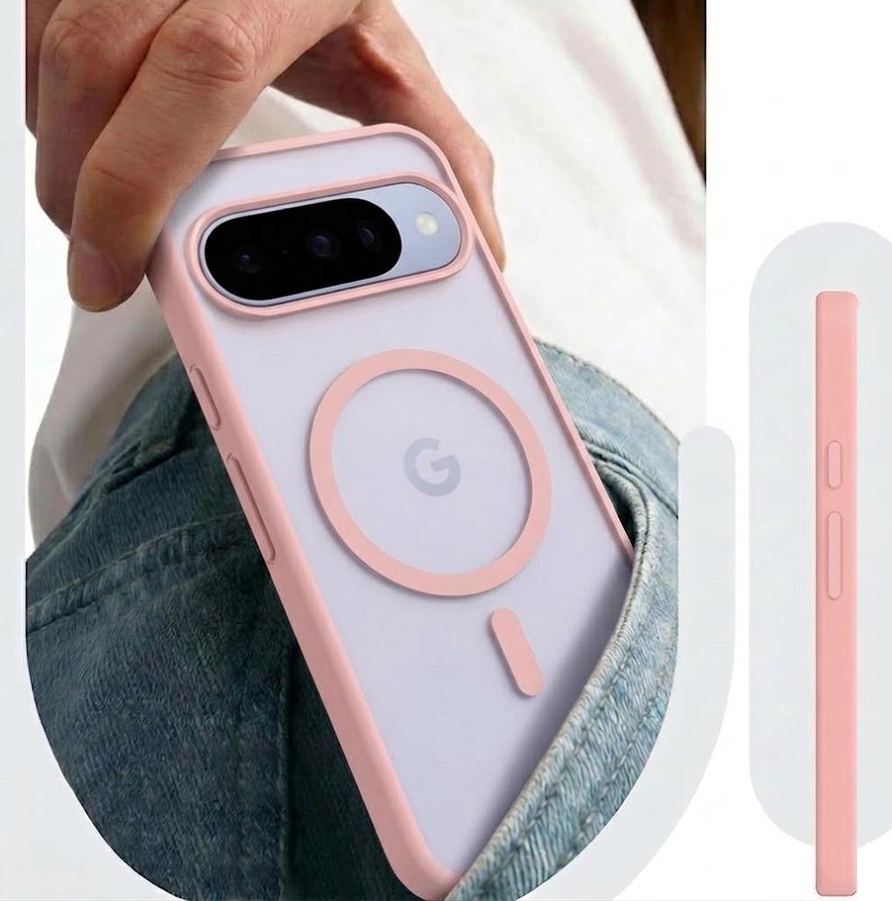 Google Pixel 10 Pro Case, MagSafe-Resistant, Pink
