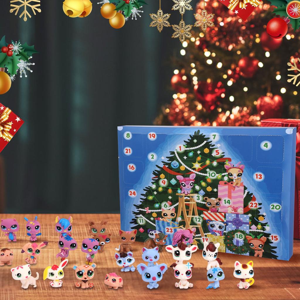 Advent Calendar 2024 - Authentic Mystery Figures, Surprise Collectible Kidult Toy, Girls, Boys, Kids, Tweens Ages 4+ 24pcs