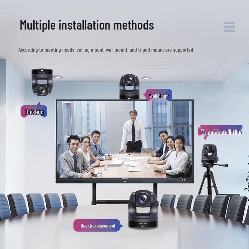Huachang Vision HC-D710K 4K PTZ Video Conference Camera (CN version)