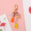 Girls Cute Acrylic Bag Pendant Candy Women Fashion Accessories Key Ring Keyholder Bear Key Chain
