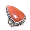 Natural Rhodochrosite Gemstone Handmade 925 Sterling Silver Ring Size 8 T4q12