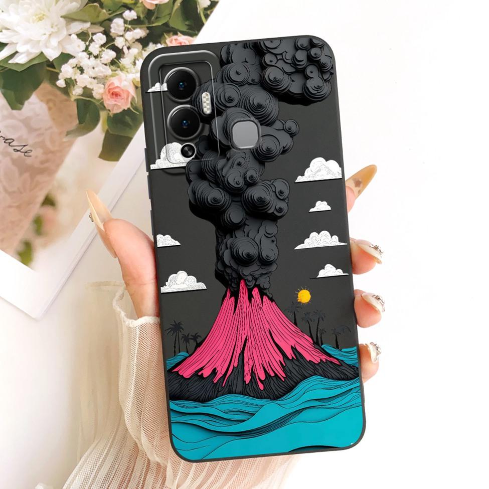 Чехол Для Infinix Hot 12 Play Чехол Модный Мультяшный Милый Забавный Расписной Силиконовый Чехол Для Телефона Для Infinix X6816 X6816C