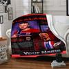 Haaland (135) Personalized Text Blanket Multi-purpose Personalized Blanket Durable Comfort Perfect for Picnics Seaside Office Chair Bed