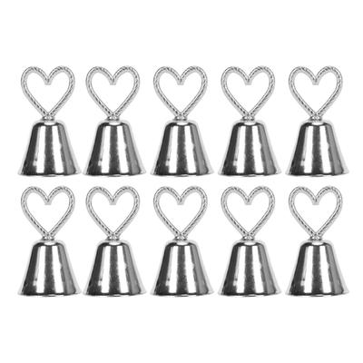 10 шт. держателей для номеров столов в европейском стиле, инновационные держатели для карточек мест в форме колокола для мероприятий