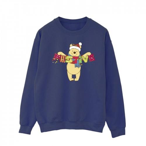 Disney Mens Winnie The Pooh Festive Sweatshirt