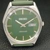 АВТОМАТИЧЕСКИЕ 6309A ВИНТАЖНЫЕ SEIKO ЯПОНИЯ МУЖСКИЕ ЧАСЫ С ЗЕЛЕНЫМ ЦВЕТОМ ЦИФЕРБЛАТА a701559-5