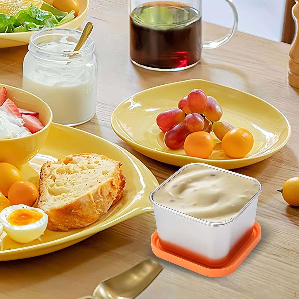 6 Pieces Dressing Container Condiment Dipping Dish Sauce Pan for Restaurant Cafe