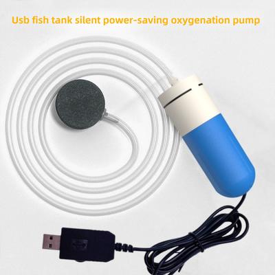 Регулируемая скорость Аквариумный кислородный воздушный насос USB-зарядка Портативный воздушный компрессор Аэратор Бесшумный Ультра тихий Мини-кислородный насос