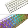 108 Двухкомпонентных PBT Клавишных Колпачков OEM Пудинговый Набор Для Механической Игровой Клавиатуры с Подсветкой (Молочно-белый +